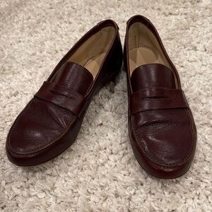 Jamie Haller Oxblood Penny Loafer Size 40